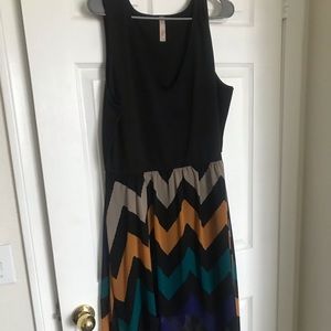 Sleeveless high low dress